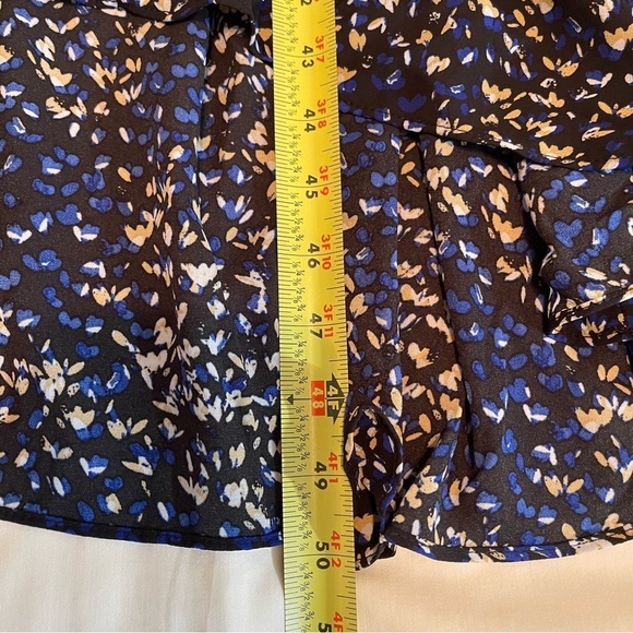 Nanette Lepore Smocked Waist Hi-Lo Midi Dress in Size 12 - Picture 11 of 11